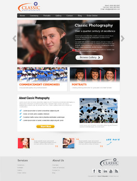 New Template for Existing Website - Photography