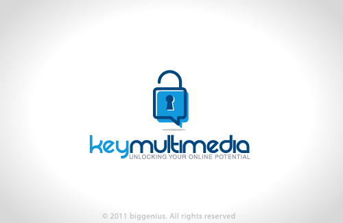 Business Logo Key Multimedia - Communications and Media