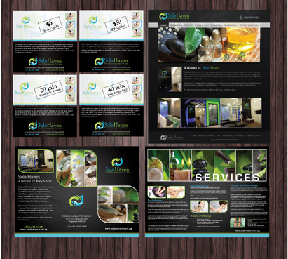 Marketing Collaterals  - Massage Therapy