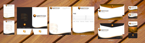 Business Card, Stationery, Folder and Notepad Design - Financial Services