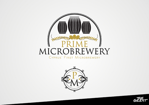 Prime Microbrewery Initial Logo - Beverages