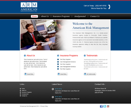 American Risk Management, Inc. - Website By Pbracewell