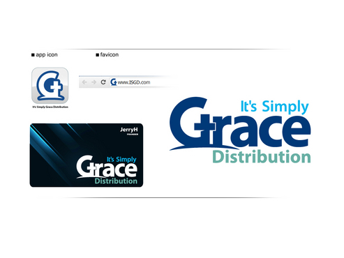 Business Logo. Business name is It's Simply Grace Distribution - Religion and Spirituality