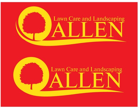 Updated business logo for Allen Lawn Care and Landscaping - Architecture
