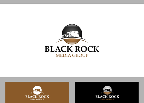 Logo Design - Black Rock Media Group - Internet Services