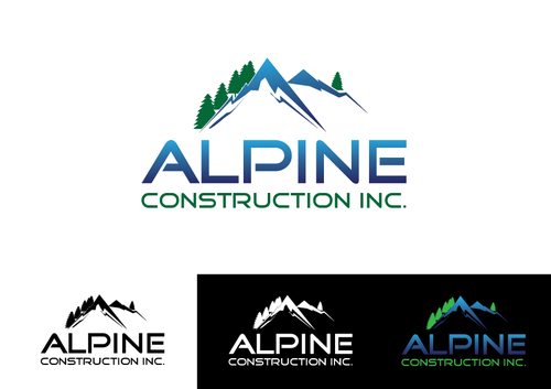 Alpine Construction logo - Construction