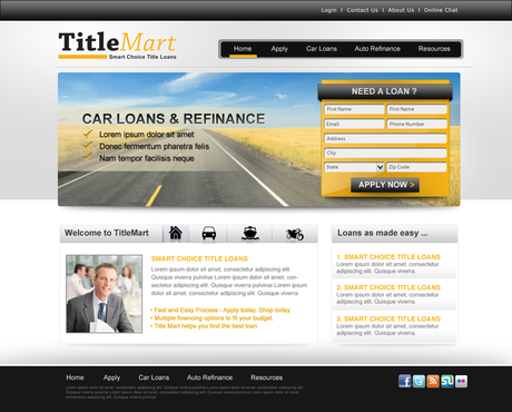 TitleMart - Auto title loans website - Financial Services