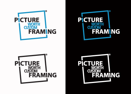 Business Logo for Picture Worth Custom Framing - Art