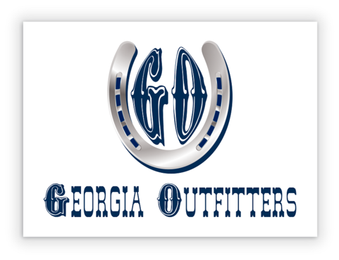 A business logo for Georgia Outfitters - Retailers