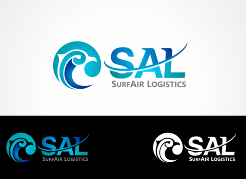 business logo for SAL (SurfAir Logistics) - Aviation