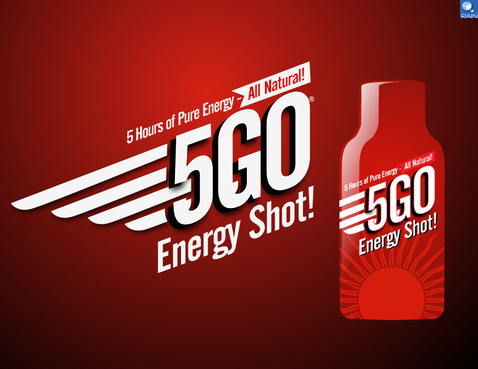 LOGO + Packaging of Energy Drink Shot - Packaging