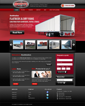 Booth Website Design - 