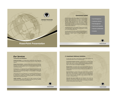 Sweetwood Capital - Powerpoint Presentation - Financial Services