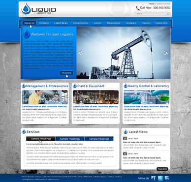 Liquid Logistics Web Page - Energy
