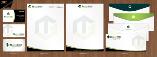 Design Business Card & Stationary - Internet Services