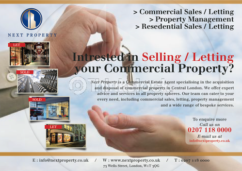 Double sided A5 leaflet design required - NextProperty.co.uk - 