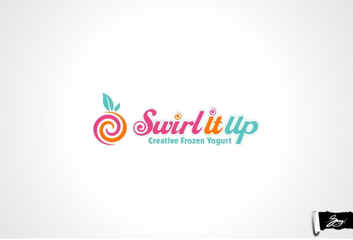 Business logo " Swirl It Up "   Self serve Frozen Yogurt shop - Franchises