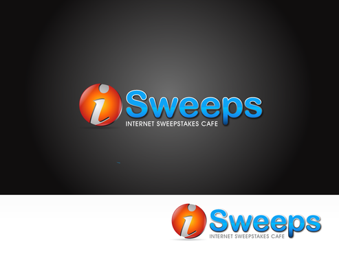Logo Design for Internet Cafe iSweeps - Entertainment