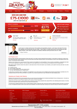 Home page needs improving - Financial Services