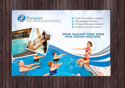 swimming pool postcards - Trade