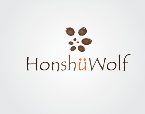Honshū Wolf - Japanese Food Stand Business Logo - Food