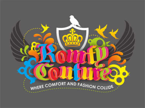 Komfy Couture- business logo for kids clothing line - Apparel
