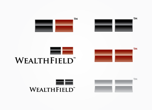 Business  Logo and Stationery Design for WealthField - Financial Services