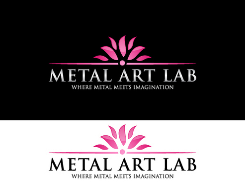 This is a business logo. The name of the business is Metal Art lab - Jewelry