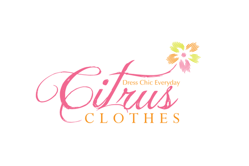 "Citrus Clothes"-Need Women's Clothes Store Logo - General Merchandise
