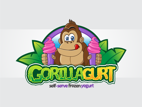 Character logo for Gorilla Gurt - Food