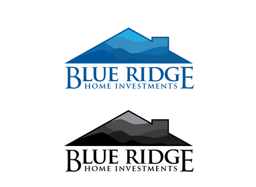 This is a business Logo.  The business name is Blue Ridge Home Investments - Real Estate