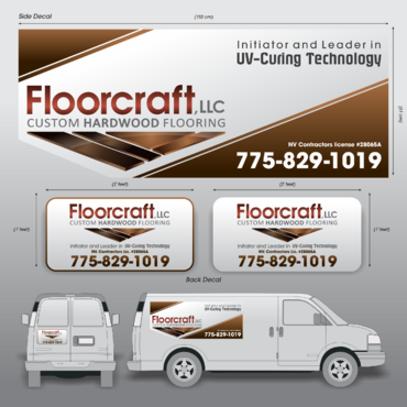 Floorcraft, LLC Hardwood Flooring (Van Decal) - Construction