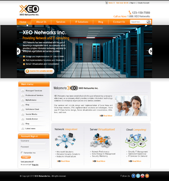 Website preferably Joomla template. - 