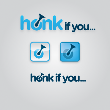 "Honk If You" Logo and Icon Design - Entertainment