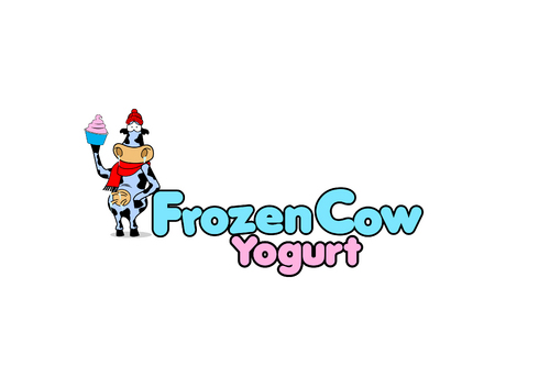 Business Logo for a Frozen Yogurt Store - Food