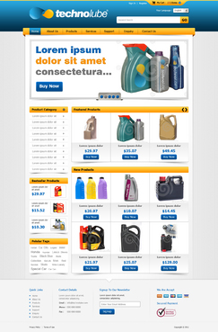 Techno Lube Website  - Automotive