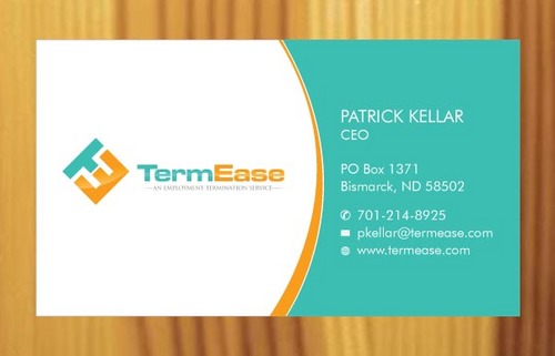 Business cards for TermEase employment termination service - Consulting