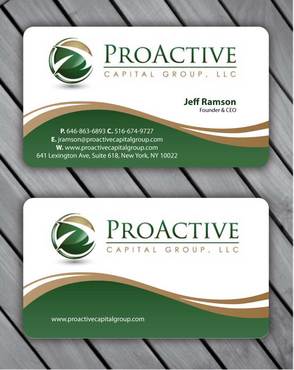 Proactive Busienss card and stationary - Financial Services