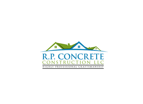 Logo for residential concrete contractor - Construction