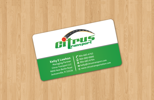 Stationary/Business Card for Citrus Transport Trucking Company - Transportation