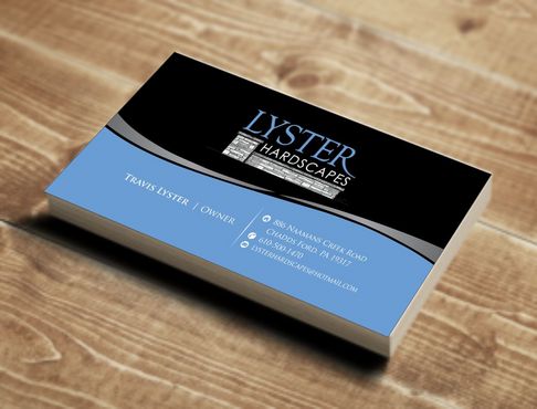 Business Cards for hardscaping company by Lysterhardscapes