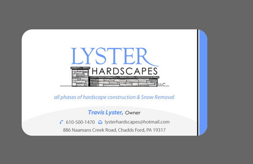 Business Cards for hardscaping company By Lysterhardscapes