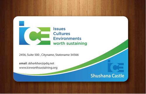 ICE Stationary and  Biz cards - Environment