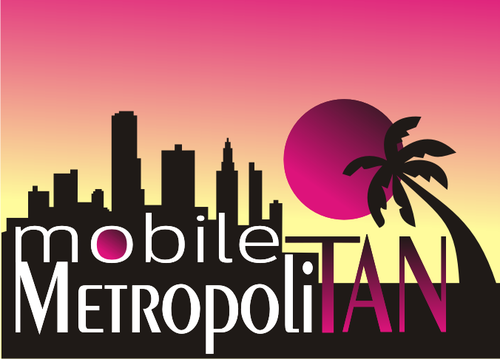 logo for a Mobile Spray Tanning Company - Hospitality Industry