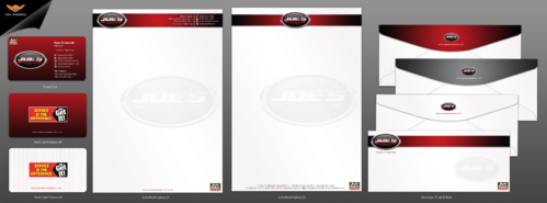 Business card and stationary for Auto Parts - Automotive