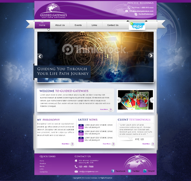 Simple Website for Psychic Reader - Miscellaneous