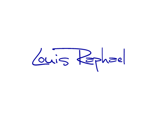 Retro Name and Logo for Louis Raphael - Apparel