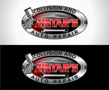 logo for collision & auto repair shop - Automotive