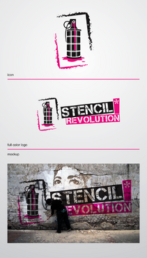Logo Design Contest for Hot New Stencil Sharing Website  - Art