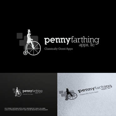 Logo For Mobile Apps Company By Pennyfarthingapps